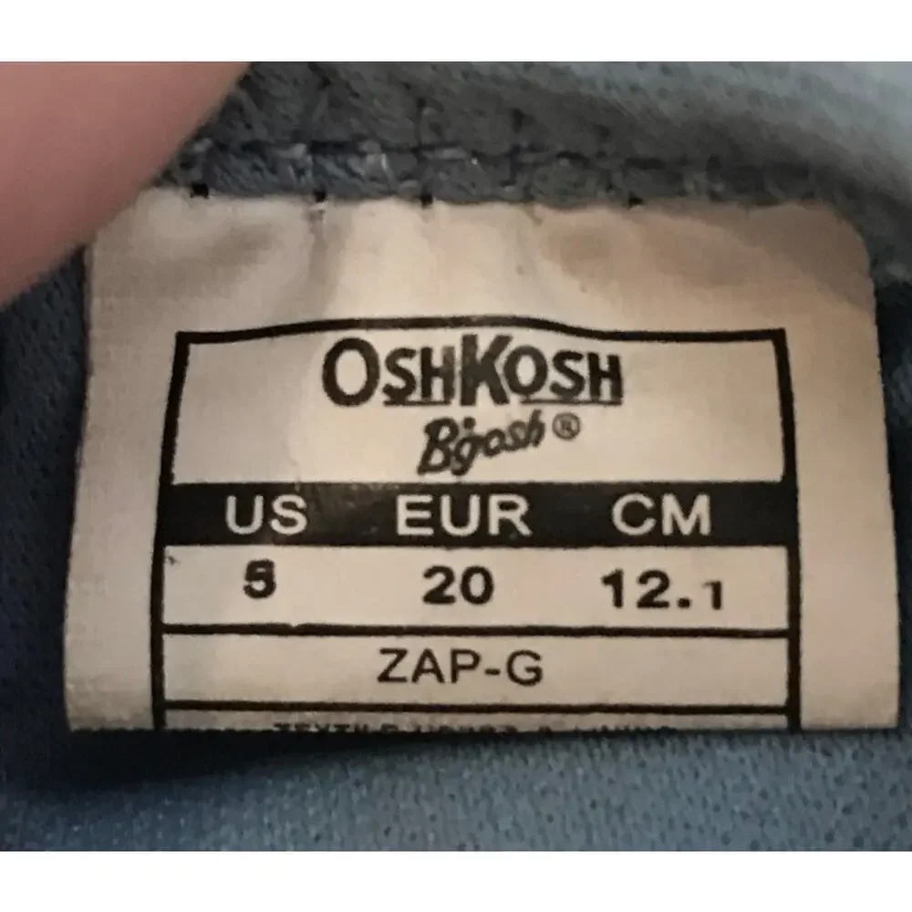 OshKosh Zap-G Girls Sparkly Pink Blue Sandals Size 5